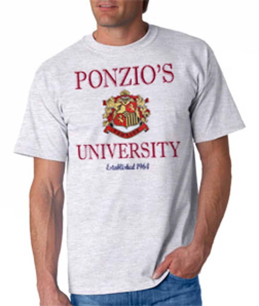 Ponzio's University T-Shirt